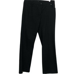 Luisa Cerano Pants Trousers Black Cotton Stretch